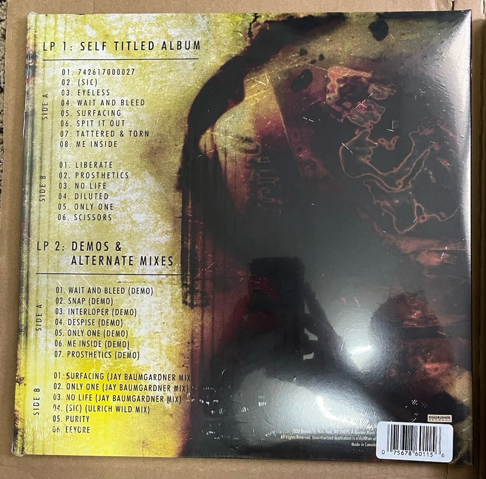 Slipknot 25th Anniversary Edition Spotify Exclusive Graphite Vinyl 2,000 copies - Image 4 of 4