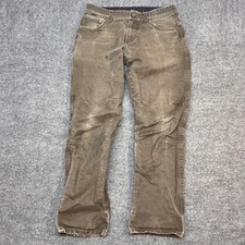 Kuhl Pants Mens 32x32 Brown Canvas Straight Leg 5 Pocket Outdoor Workwear Casual