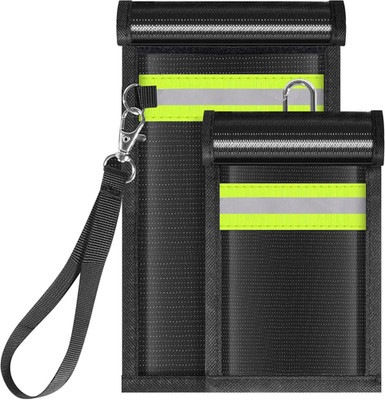 2 Pack Faraday Bags,Portable Faraday Key Fob Protector EMP Protection Bags,Farad