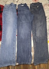Jeans Denium 3 Pair Boys Kids Child Sz 16 Childrens Place BOOTCUT School Pants
