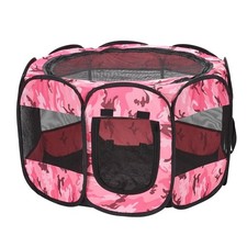 Foldable Pet Dog Playpen, Pop Up Portable Cat Playpen, Indoor/Outdoor for Kit...