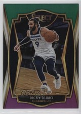 2020 Panini Select Premier Level Green White Purple Prizm Ricky Rubio #133 0it8