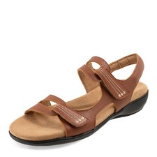 Women's Trotters, Katarina Sandal T2626-215 Luggage LEATHER
