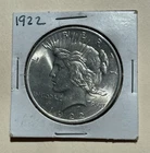 1922 Peace Silver Dollar- 1  Troy Ounce Silver Coin, Very Brilliant Clean Coun