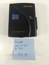 VINTAGE RADIO SHACK SCP-63 PORTABLE PERSONAL CASSETTE PLAYER BASS BOOST