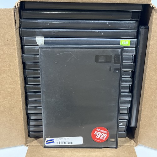 20 Blockbuster Empty DVD Case Lot Video Rental Vintage Single Disc Replacement