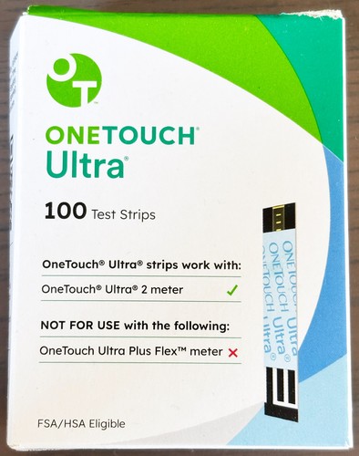 OneTouch Ultra Teststreifen, 100 Stück, Ablaufdatum 30.04.2026, NEU