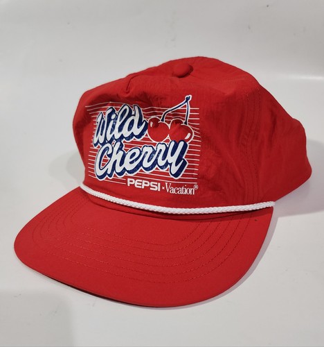 Wild Cherry Pepsi x Vacation Retro Style Red Rope Hat