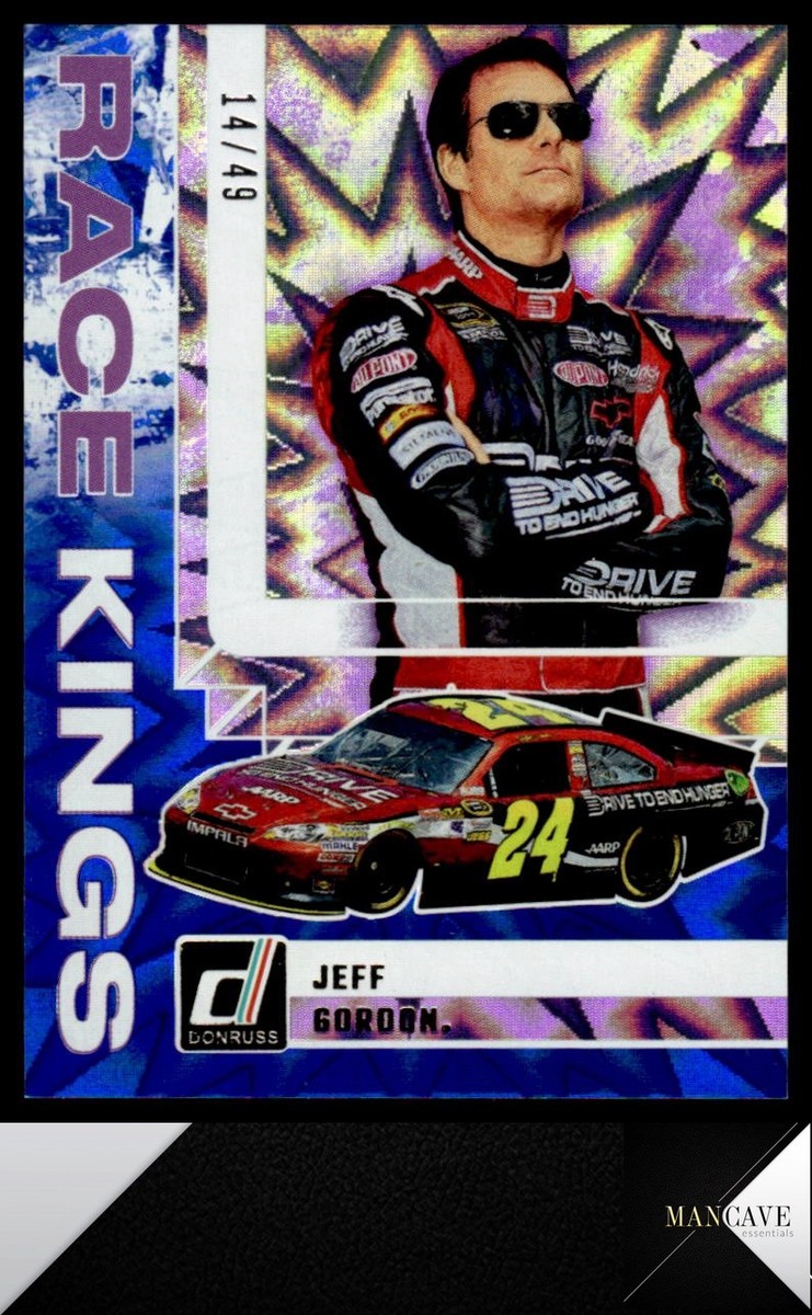 2025 Donruss #20 Jeff Gordon Race Kings Blue Xplosion #/49