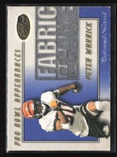 2000 Leaf Certified - Fabric of the Game 872/1000 Peter Warrick #FG-25