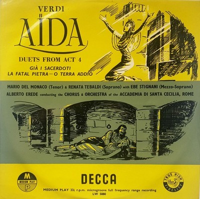Giuseppe Verdi, Renata Tebaldi, Mario del Monaco, Alberto Erede - A Vinyl 220164
