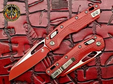 Microtech "MSI" RAM-LOK Tri-Grip Polymer Crimson Cerakote 210T-1PMCCM