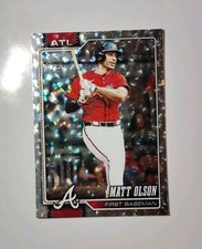 2026 Topps MATT OLSON Silver Crackle Foil #39 w/4 Free Atlanta Braves cards
