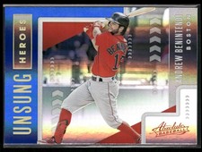 2020 Panini Absolute #UH3 Andrew Benintendi Unsung Heroes Spectrum Blue