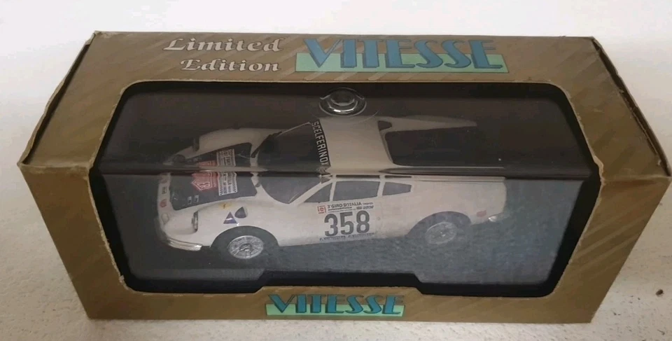1/43 VITESSE FERRARI DINO 246 GT "GIRO D'ITALIA" L052.RARA.NO BANG BEST PROGETTO - Immagine 4 di 4
