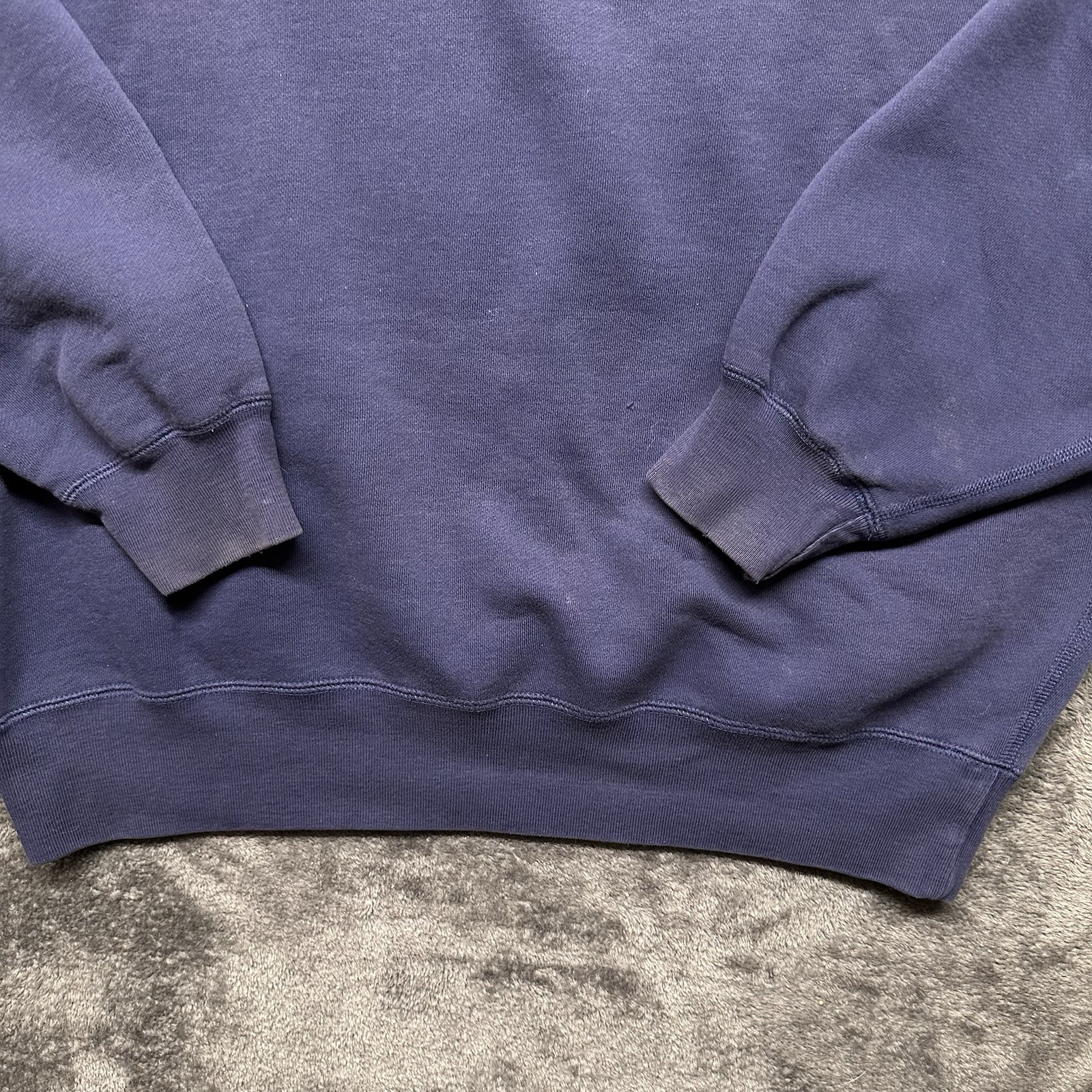 Polo Ralph Lauren vintage felpa uomo blu medio girocollo pony preppy anni 90