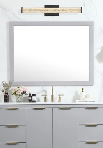 Living District Jaxx 24" Led Wall Sconce in Black - Picture 2 of 9