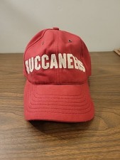 VINTAGE TAMPA BAY BUCCANEERS HAT CAP STRAPBACK RED AMERICAN NEEDLE