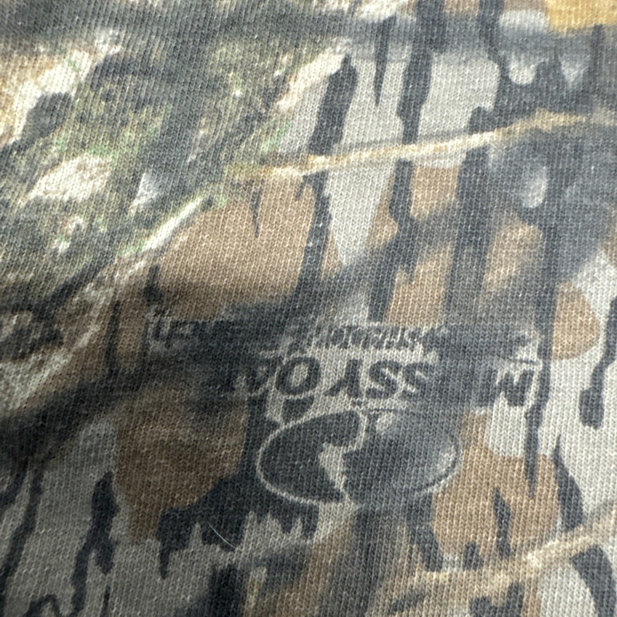 hommes Camouflage Camouflage vrai arbre jungle forêt imprimé manche longue T-shirt haut S-5XL - assortis imprimé, Medium