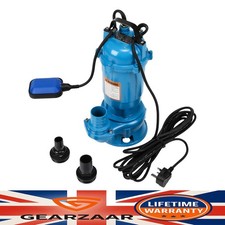 HEAVY DUTY SUBMERSIBLE FLOOD WATER PUMP for Pool, Pond & Flood Drainage 220V
