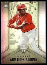 2020 Panini Chronicles Titanium Aristides Aquino Rookie Cincinnati Reds #10