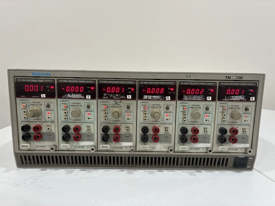 6 Tektronix PS5004 Precision Netzteil mit TM 5006 Mainframe - Bild 2 von 3