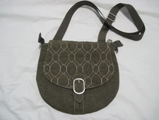 Travelon Crinkle Crossbody Handbag Rfid Green Olive Purse Adjustable Travel Bag