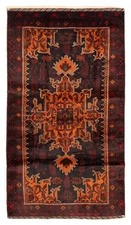 3'11" x 7'3" Vintage Hand-knotted Runner Rug Traditional Oriental Wool Carpet