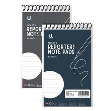 Reporters Notebooks - 3 Pack Notepad Lined Paper Writing Business School Office