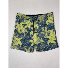 Lands' End Swim Trunks Board Shorts XL 40 42 Tropical Beach