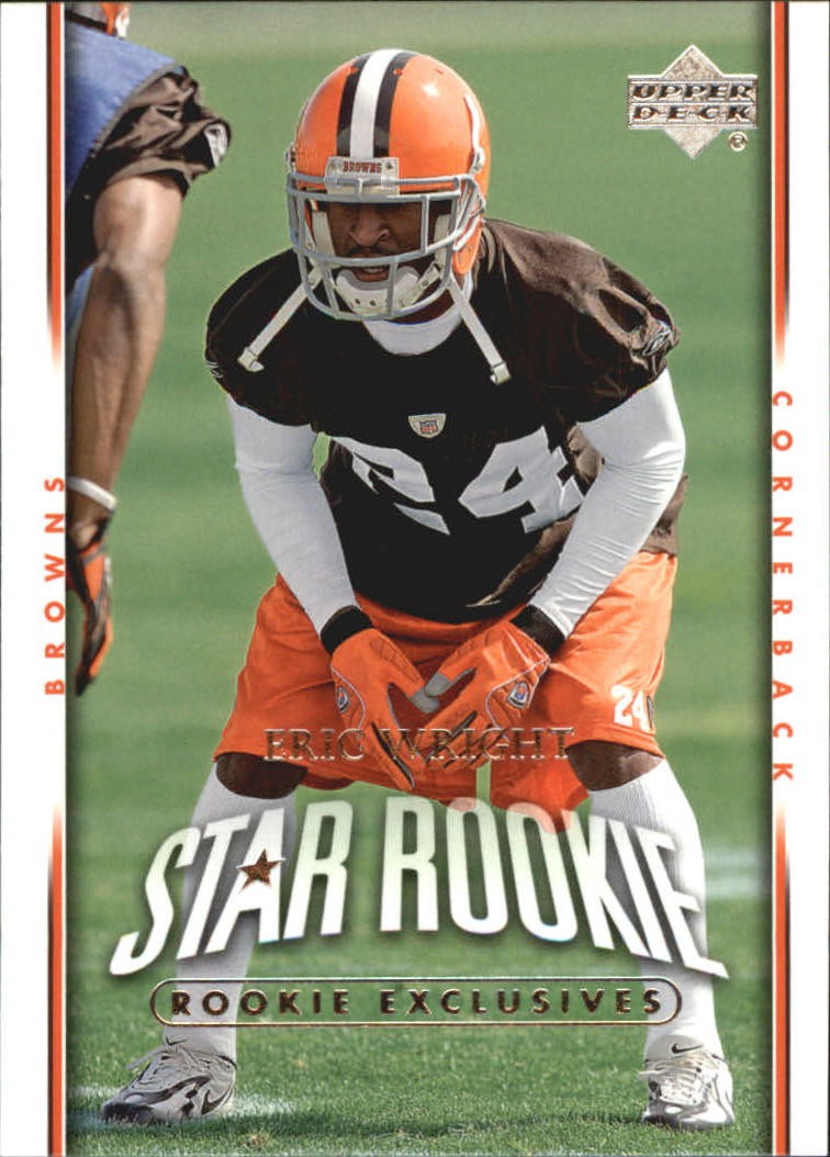 2007 Upper Deck Exclusive Edition Rookies #222 Eric Wright - FB