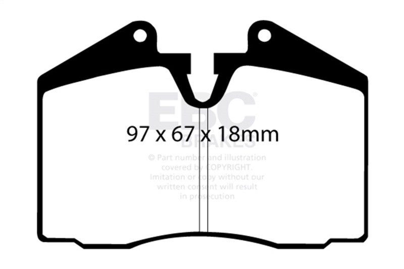 Ferrari 348 1993-1994 Front Brake pad P/N DP5612NDX
