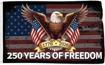 250 Anniversary Flag 3x5 Ft America National Flag Eagle 250 Years of Freedom 177