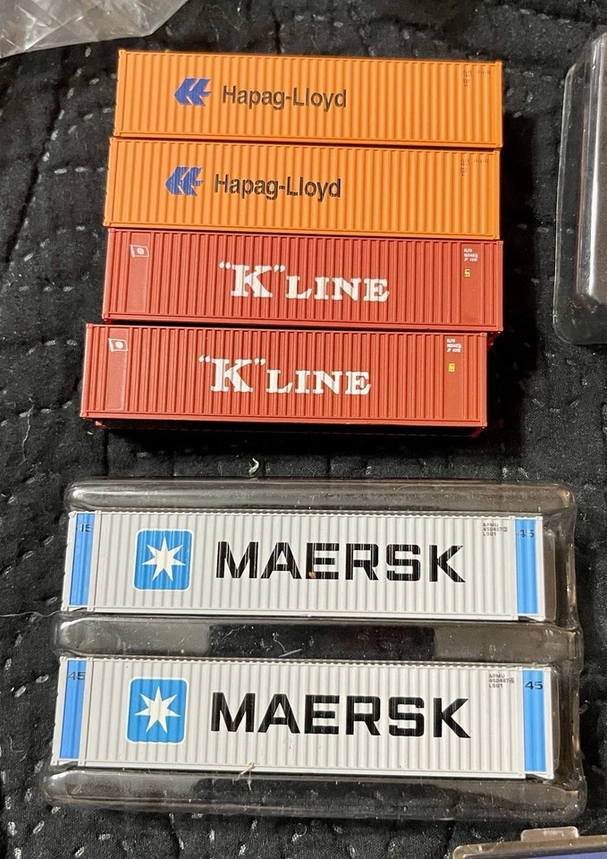 19 Frieght Car Trains N-Scale Box Containers #A50 C-7 US Seller - Image 3 of 4