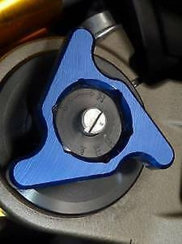 Zero Dsr 2014-2020 Vorne Gabel Vorspannung Regler Blau Klinge B6G - Picture 11 of 12
