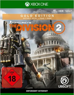 FSK18- Division 2  XB-ONE  Gold - Ubi Soft 300102049 - (XBox One Software / Roll