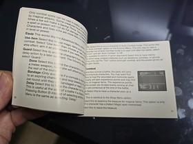 Advanced D&D Pool of Radiance Nintendo NES Instruction Manual Booklet ONLY