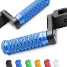 Blue POLE 40mm Lowering Front Foot Pegs For Triumph Tiger 800 13 14