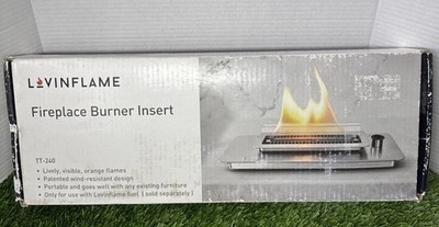 LovinFlame Fireplace Burner Insert TT-240 With Glass New Open Box