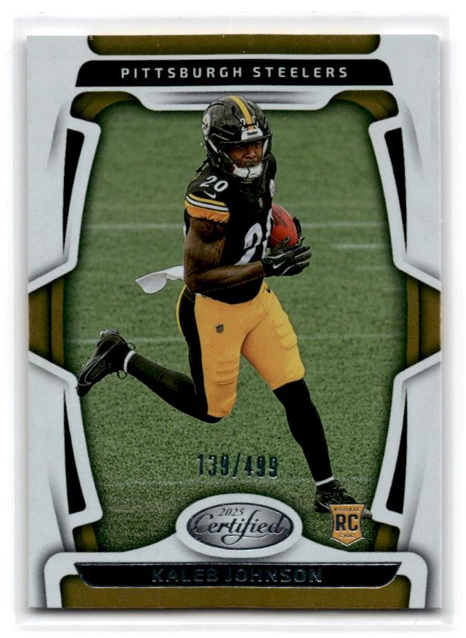 2025 Panini Certified #142 Kaleb Johnson #/499
