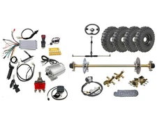 48V 1800W Motor + 29" Rear Axle Kit Assembly Go kart Golf Cart Quad Trike ATV US