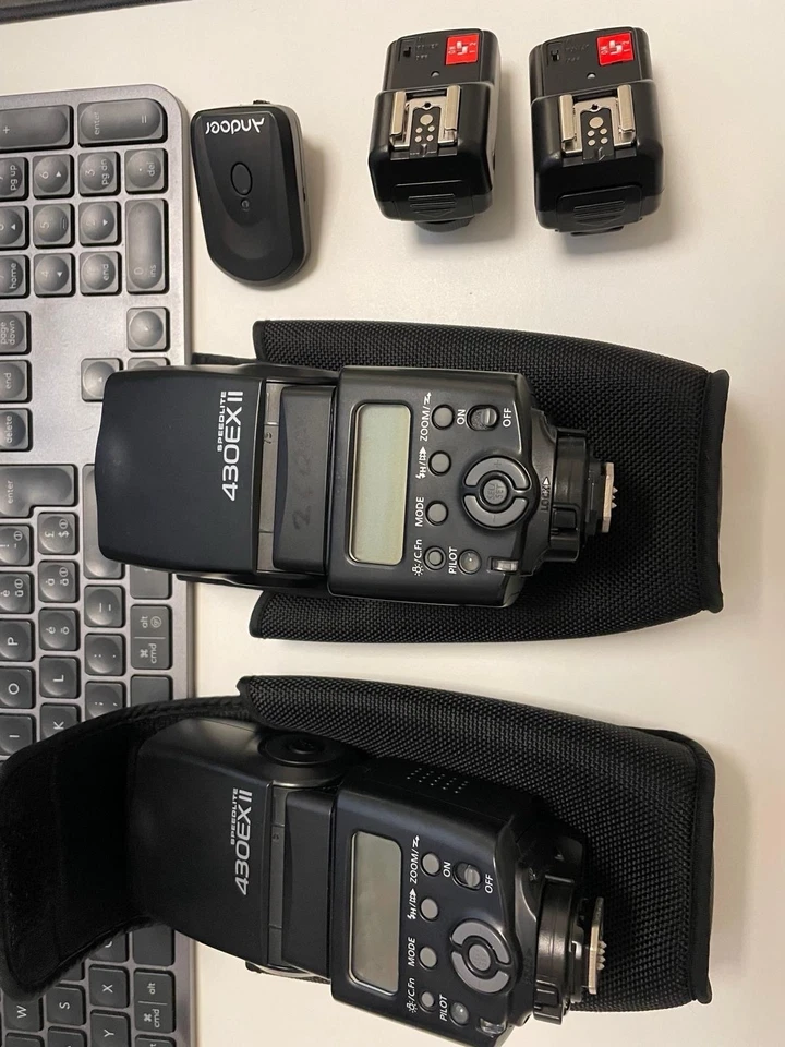 2 x CANON Speedlite 430 EX II Con Trigger Andoer - Image 3 of 3