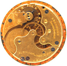 1917 ELGIN POCKET WATCH MOVEMENT 19278055 GRADE: 289 6s 7j KJ2