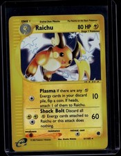 Pokemon TCG Raichu 61/165 Expedition Reverse Holo LP/MP