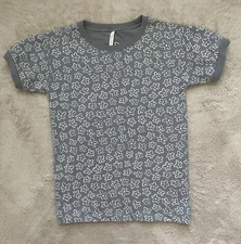 NWOT Rylee + Cru Gray Floral Shirt Dress - Floret - Size 4-5Y