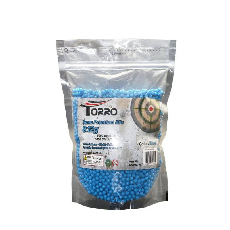 Torro 1229901511 - 5000 Shots 6mm Ammunition Blue - New