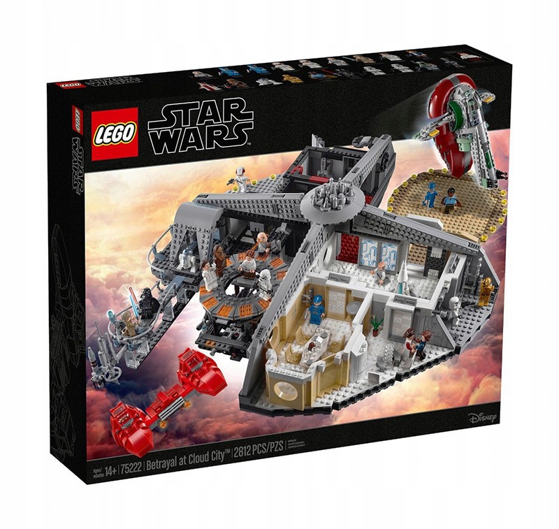 Star Wars  Betrayal At Cloud City (2812 Pieces) Used 75222 75222 2018