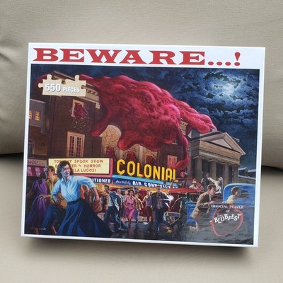 BEWARE..! Jigsaw puzzle of BLOBFEST Colonial Theatre The BLOB! 18x24'' 500 pieces