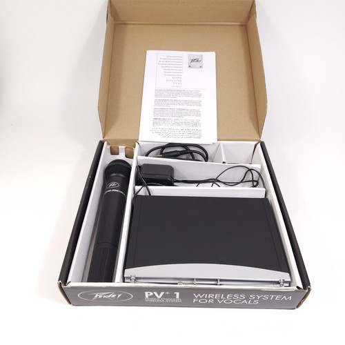 Peavey PV-1 V1 HH 203.400MHZ VHF Handheld Wireless Microphone System 3010050 - Picture 3 of 11