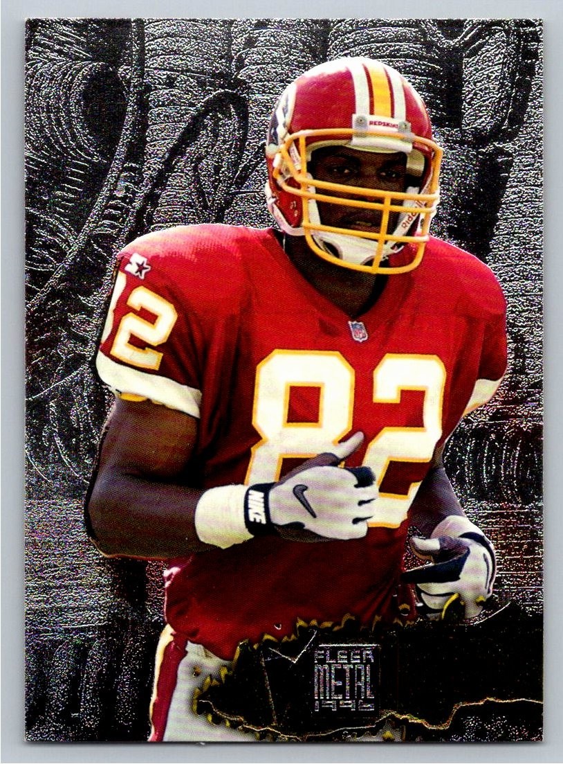 1996 Fleer Metal Michael Westbrook #123 Redskins Football Card